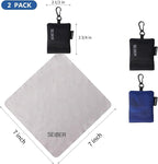 SEIBER Eyeglass Cleaning Microfiber Cloth, 7 x 7 inch Glasses Cloth - Image 3