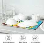Super Absorbent Dish Drying Mat, Microfiber Fast-Drying Dish Mat, Kitchen Dish - Image 7