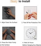 Adhesive Towel Hooks for Bathrooms, 8 Piece Towel Hooks for Hanging Hat Robe - Image 3