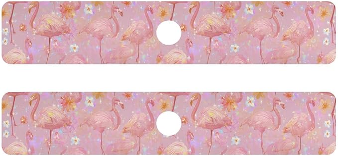Kitchen Sink Splash Guard 2 PCS 30 Inch Sink Faucet Mat Splash Guard by Eyanle
