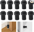 10 Pack Black Door Stoppers by REHALY