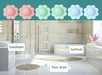 4PCS Drain Hair Catcher Shower Drain Covers Durable Silicone Hair Stopper - Image 7
