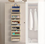 Simple Houseware 6 Clear Window Pocket Over Closet Door Storage Hanging - Image 4
