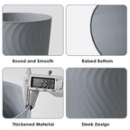 YGJT Small Trash Can, 3 Pack 1.8 Gallons Bathroom Trash Can Waste Basket - Image 5