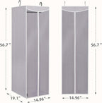 STORAGE MANIAC 2-Pack Hanging Garment Bag Zipper Cover - Image 3