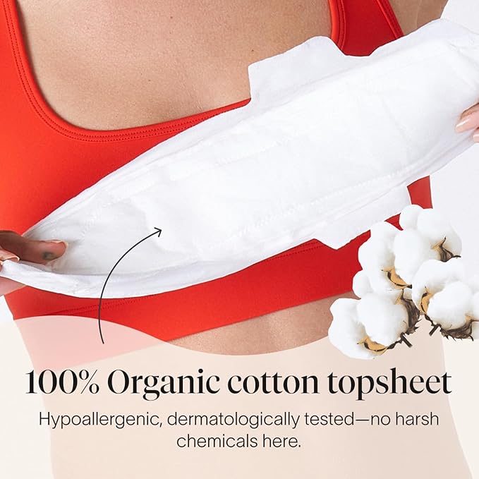 Cora 100% Organic Cotton Topsheet Pads - Image 4
