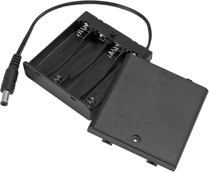 4PCS 4 AA Battery Holder with Switch 6V Battery Case Box Holder with Cover 4X - Image 5