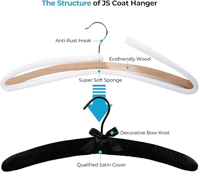 JS Hanger Padded Hanger for Sweaters - Image 4