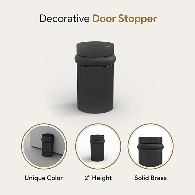 Mega Handles Floor Door Stopper, Quickly Installed Wall Protector, Wall - Image 5