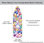 Easter Eggs and Rabbit Ironing Board Pad and Cover Durable Thick Ironing Board - Image 5