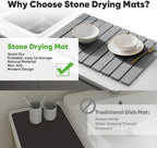 Stone Dish Drying Mat for Kitchen Counter - Image 4