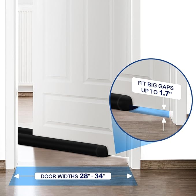 MAXTID Door Draft Stopper for Bottom of Doors Large Door Sweep Under Door Light - Image 4