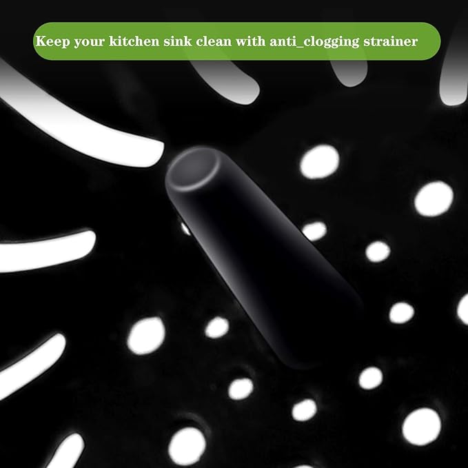 2 Pcs Kitchen Sink Strainer, Upgraded Silicone Sink Drain Strainer - Image 5