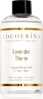 COCORRÍNA Refill- Lavender Thyme 6.7 Fl.oz Reed Diffuser Refill by COCORR%C3%8DNA