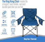 ALPS Mountaineering King Kong Camping Chairs for Adults with Mesh Cup Holders and Pockets, Built Durable and Reliable with Compact Foldable Steel Frame - Image 4