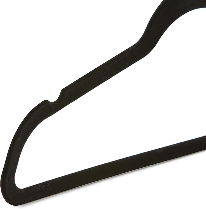 Amazon Basics Slim Velvet Non-Slip Space Saving Suit Clothes Hangers, Closet - Image 4
