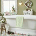Artoid Mode 1 Pc Light Green 3D Rabbit Jacquard Easter Hand Towels - Image 3