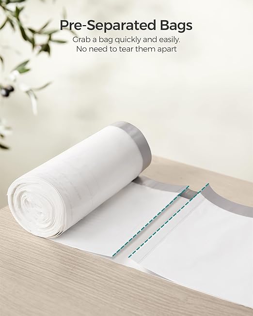 SONGMICS Trash Bags for 12-14.5 Gallon Trash Cans, Pre-Separated, Liner Code - Image 4
