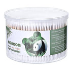 MONCOM Cotton Swabs 500 Count Double Round Thick Tips | Biodegradable by MYQIPGD