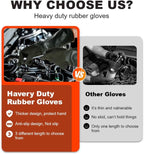 Heavy Latex Chemical Resistant Gloves - Image 3