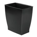 iDesign Small Plastic Bathroom Trash Can, Slim Rectangle Garbage Bin by iDesign