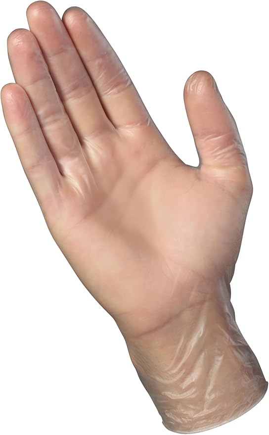 Mr. Clean Vinyl Gloves Disposable Single Use Latex Powder & BPA-Free by MrClean