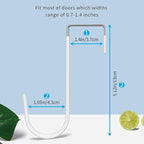 FYY Over The Door Hooks, 10 Pack Door Hangers Hooks - Image 2