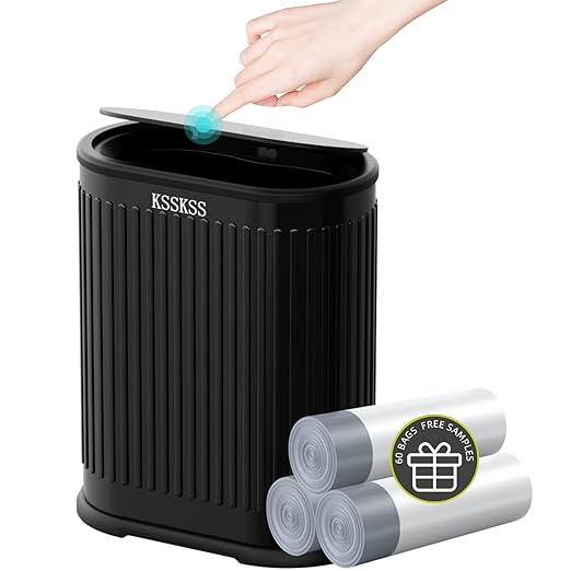 1.8 Gallons Small Stainless Steel Trash Can by ksskss