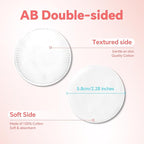 100% Pure Cotton Round Pads for Face, Lint-Free Makeup Remover Pads, - Image 4