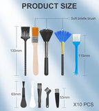 Keyboard Cleaner kit, Small Nylon Anti Static Cleaning Tool Computer Keyboard - Image 3