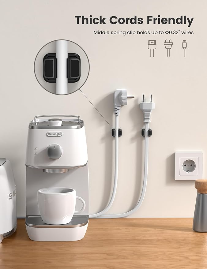 Lamicall Cord Organizer Spring Clip Holder - Image 4