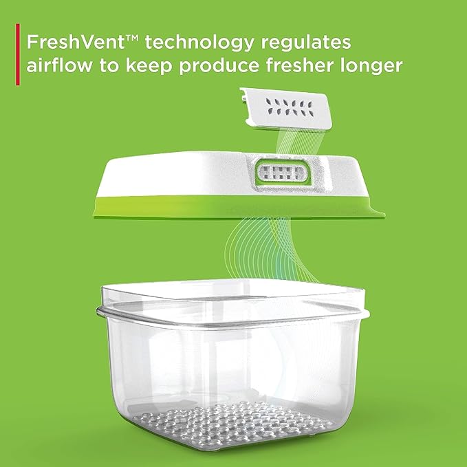 Rubbermaid FreshWorks Produce Saver, Medium and Large Storage Containers - Image 5