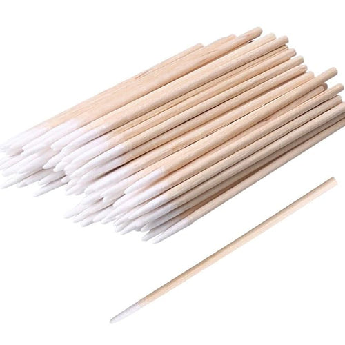 1200PCS Pointed Cotton Swabs, 4 inch Precision Microblading Cotton Swab Cotton by RIKWOG