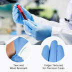 Schneider Nitrile Exam Gloves, 4 mil, Powder-Free, Latex-Free, - Image 6