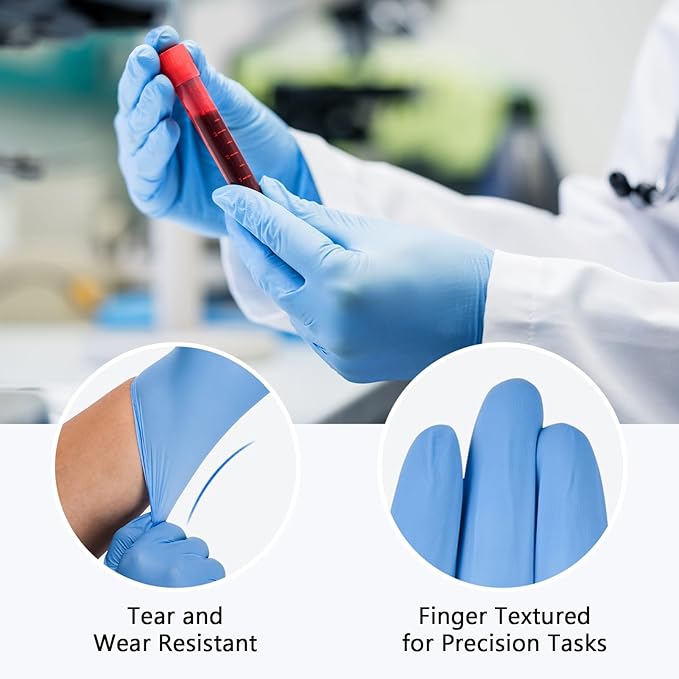 Schneider Nitrile Exam Gloves, 4 mil, Powder-Free, Latex-Free, - Image 6