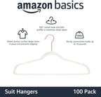 Amazon Basics Slim Velvet Non-Slip Space Saving Suit Clothes Hangers - Image 2