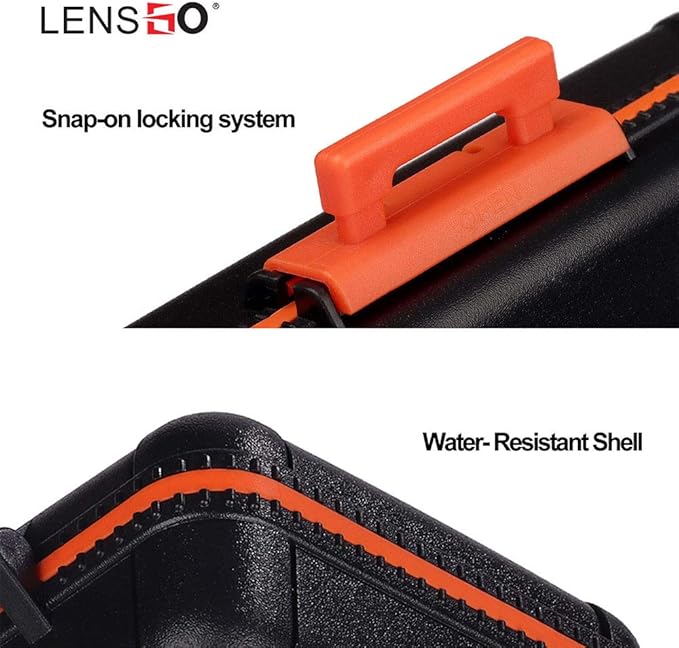 LENSGO Camera Battery Memory Card Case, Memory Card Hard Protector Case - Image 3