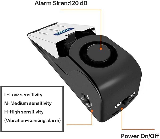 ZZRUI 2 Pack Door Stop Alarm - Image 4