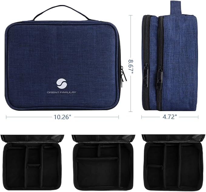 ORIENT FAMULAY Travel Electronics Organizer, Waterproof Cable Organizer Bag - Image 4
