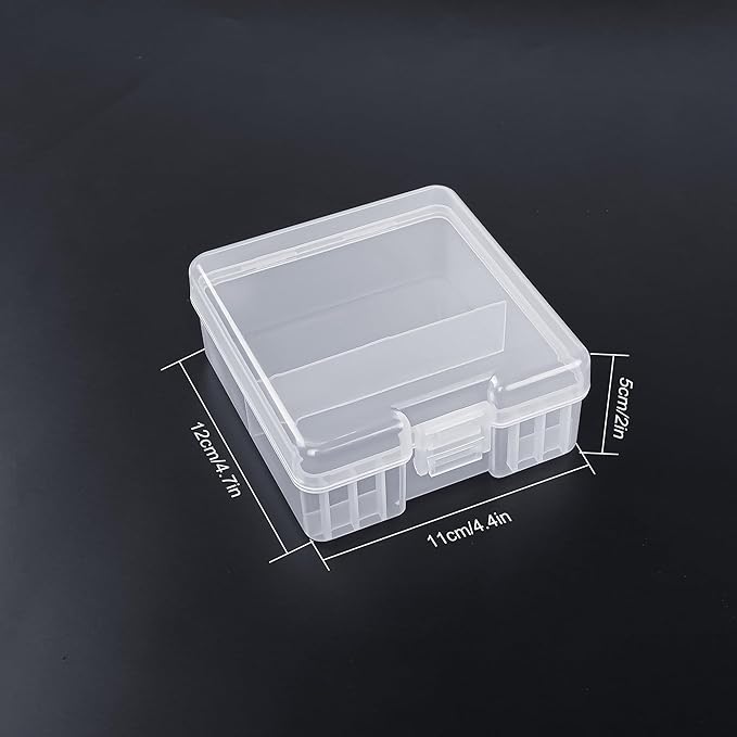 PNGKNYOCN Battery Holder Storage Box, AAA Batteries Portable Organizer Box - Image 4