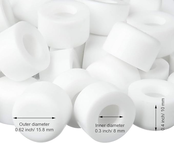 Outus 15 Pcs Rubber Door Stop Silicone Replacement Door Stop Caps Tips Bumpers - Image 2