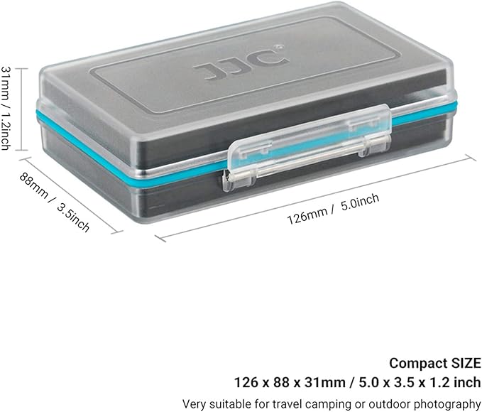 JJC 18650 Battery Case, Shockproof & Water-resistant Battery Storage Holder - Image 8
