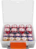 MINIMALL Battery Organizer Storage Box, Garage Case Caddy Holder by ALCYON