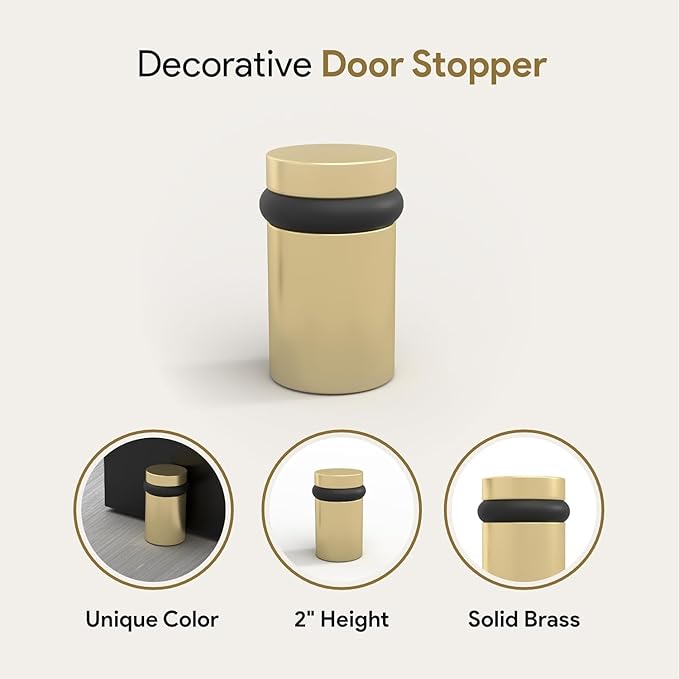 Mega Handles Floor Door Stopper, Quickly Installed Wall Protector, Wall - Image 5