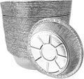 Non-Stick Round Disposable Air Fryer Aluminum Foil Liners 50PCS, Oil-Proof by ANQIA