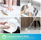 HOMEXCEL White Microfiber Cleaning Cloth, 12 Pack Premium Microfiber Towels - Image 5