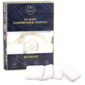 Disposable Face Towels 50 Count Compressed Towel Tablets 12×9 Inch Washcloths by FCaeon
