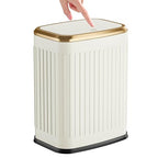 TIPGO Bathroom Trash Can with Lid, 2.1 Gallon / 8 Liter Small Garbage Can by TIPGO