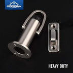 HOMOTEK Heavy Duty Latch Hook Stop Windproof, Door Holder Stopper - Image 2