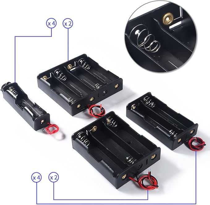 12PCS 18650 Battery Holder Bundle - Image 7